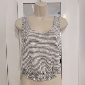 NWT Project Social T tank top | black and white striped tank top size small